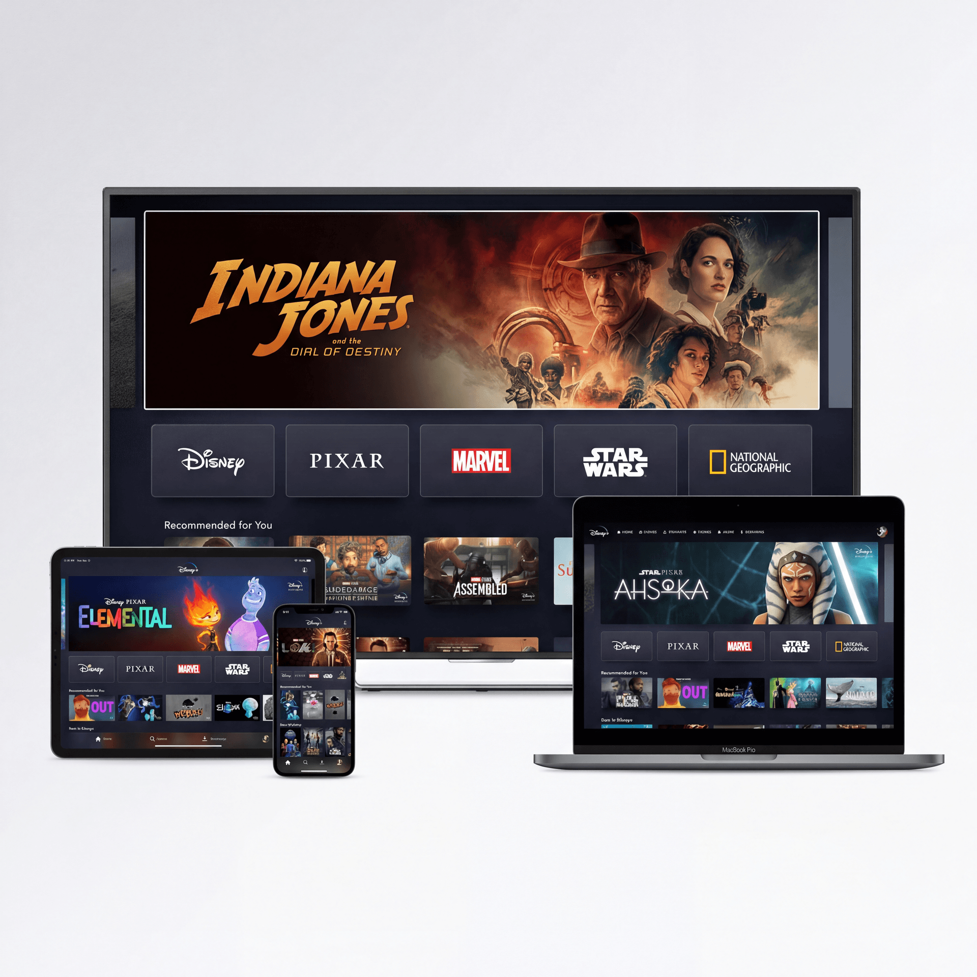 IPTV auf verschiedenen Geräten – TV, Laptop, Tablet, Smartphone